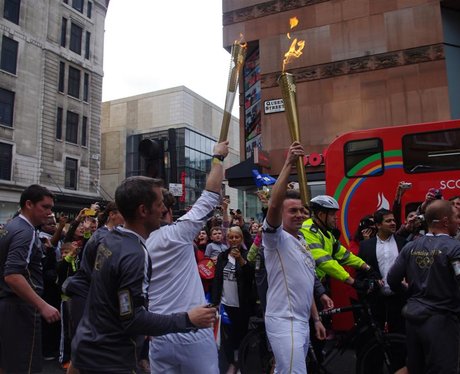 See what happened when the Olympic Torch came to G