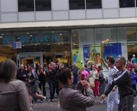 See what happened when the Olympic Torch came to G