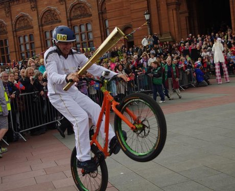See what happened when the Olympic Torch came to G