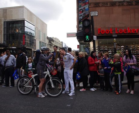 See what happened when the Olympic Torch came to G