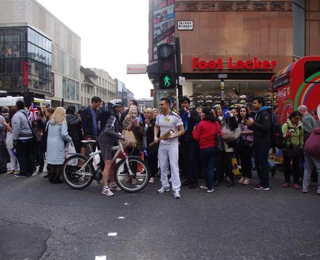 See what happened when the Olympic Torch came to G