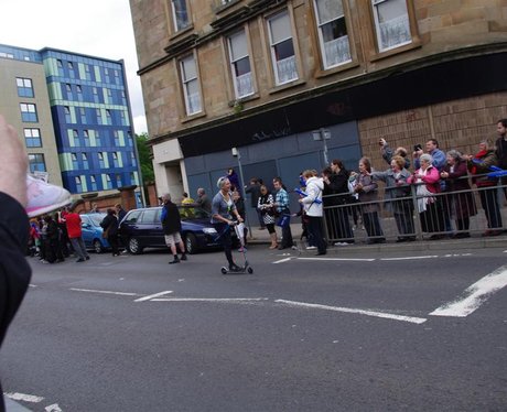 See what happened when the Olympic Torch came to G