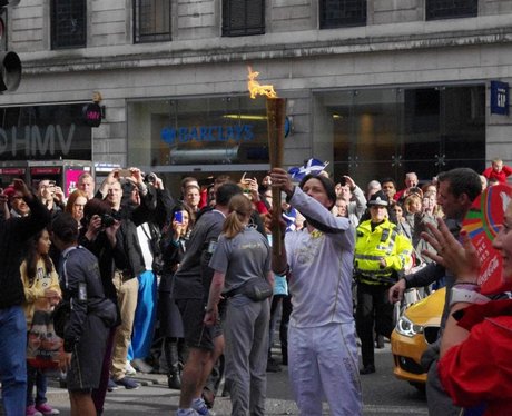See what happened when the Olympic Torch came to G