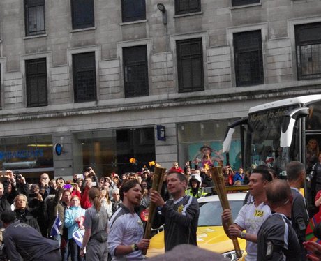 See what happened when the Olympic Torch came to G