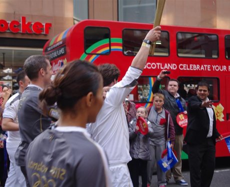See what happened when the Olympic Torch came to G