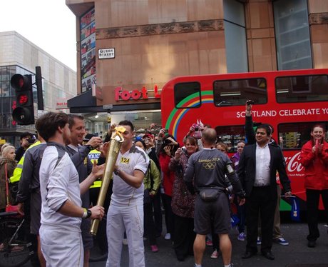 See what happened when the Olympic Torch came to G