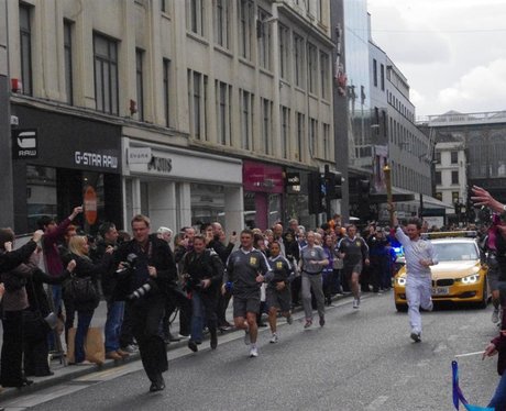 See what happened when the Olympic Torch came to G