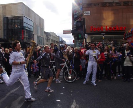 See what happened when the Olympic Torch came to G