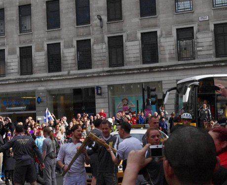 See what happened when the Olympic Torch came to G
