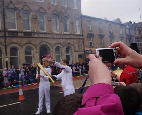 See what happened when the Olympic Torch came to G