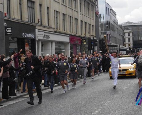 See what happened when the Olympic Torch came to G