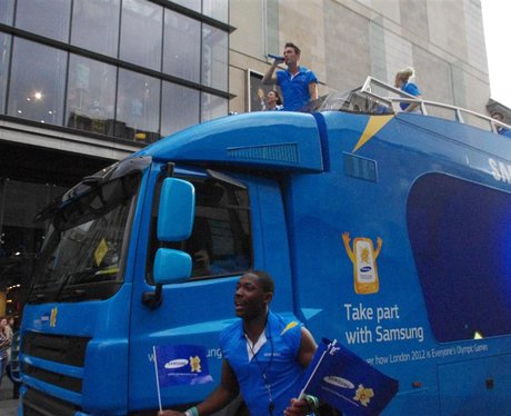 See what happened when the Olympic Torch came to G