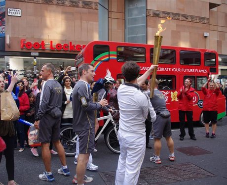 See what happened when the Olympic Torch came to G
