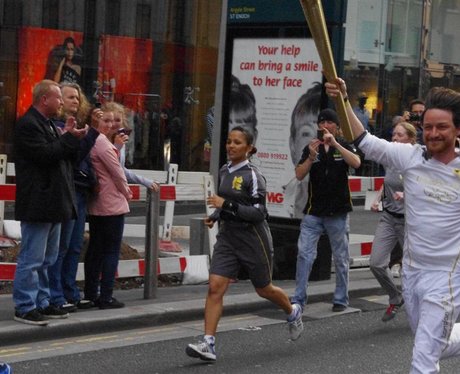 See what happened when the Olympic Torch came to G