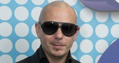 Pitbull backstage at the Summertime Ball 2012