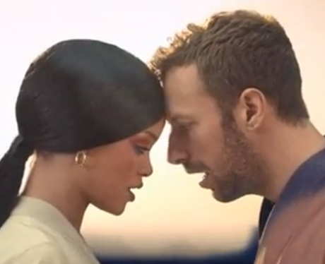 RIhanna coldplay in princess of china