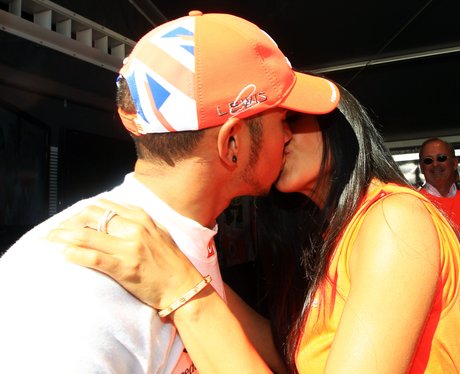 Nicole Scherzinger wiht Lewis Hamilton