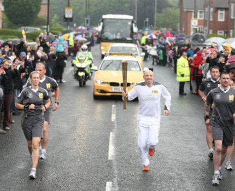 Olympic Torch Relay - Alnwick to Newcastle