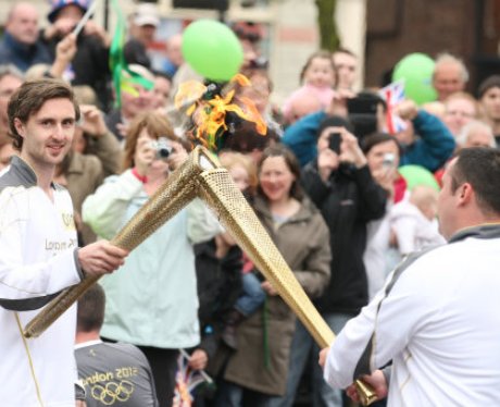 Olympic Torch Relay - Alnwick to Newcastle