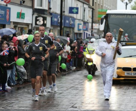 Olympic Torch Relay - Alnwick to Newcastle