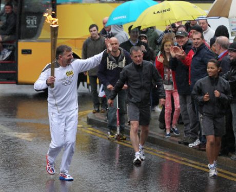 Olympic Torch Relay - Gateshead to Durham