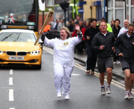 Olympic Torch Relay - Gateshead to Durham