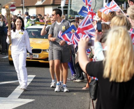Check out what happened when the Olympic Torch cam
