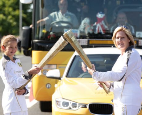 Check out what happened when the Olympic Torch cam