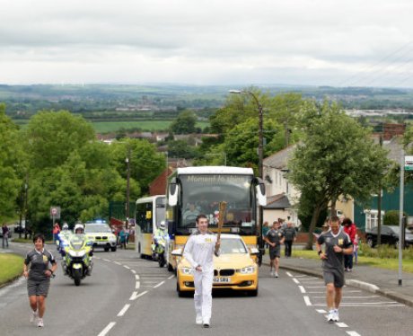 Olympic Torch Relay - Durham to Middlesbrough 