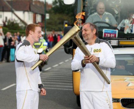 Olympic Torch Relay - Middlesbrough to North Yorks