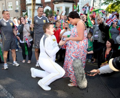 Olympic Torch Relay - Middlesbrough to North Yorks