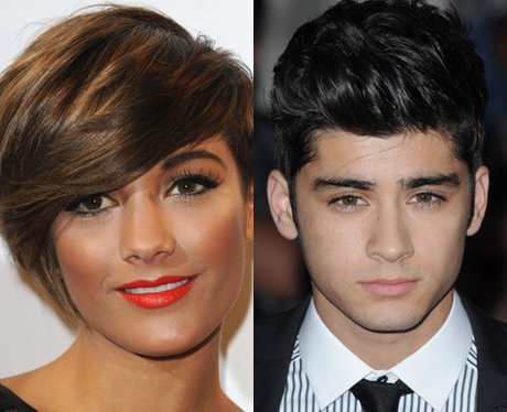 Frankie Sandford and Zayn Malik