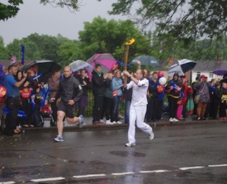 Olympic Torch Relay - Mansfield to Nottingham