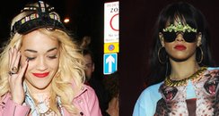 Rita Ora and Rihanna