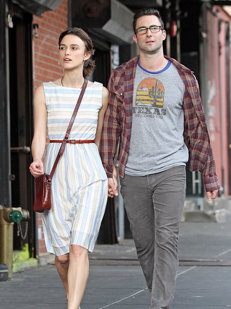 Kiera Knightley and Adam Levine