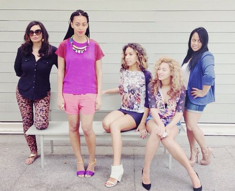 Beyonce and family