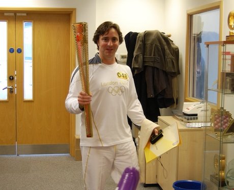 Capital FM's Pete Allen Carries The Olympic Torch