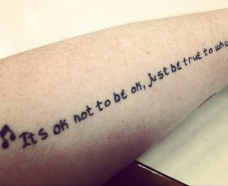 A Jessie J fan tattoo