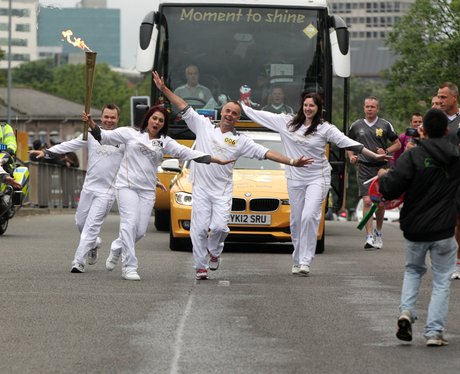olympic torch relay coventry to leicester
