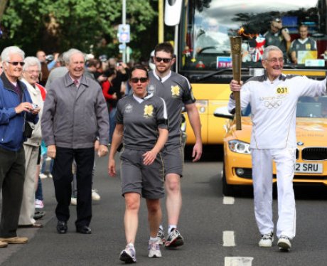 The Olympic Torch Relay Day 44: Leaving Birmingham
