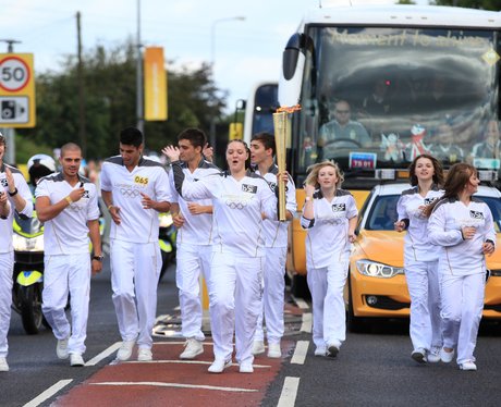 the wanted olympic torch