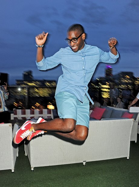 Tinie Tempah at a fashion launch event.