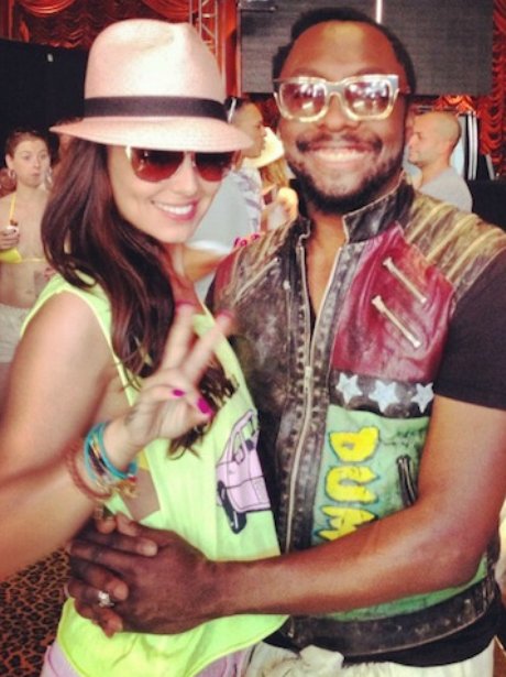 will.i.am and Cheryl Cole