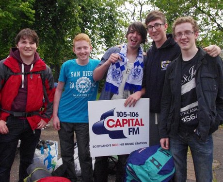 Were you pap'd on your way to T In The Park?