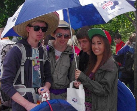 Were you pap'd on your way to T In The Park?