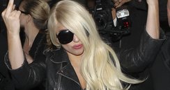 Lady Gaga at LAX Airport