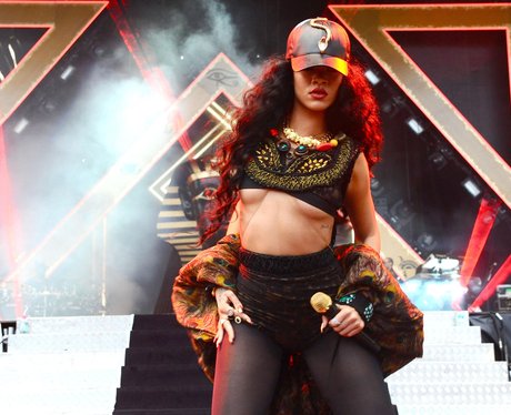 Rhianna Performs At The Wireless Festival