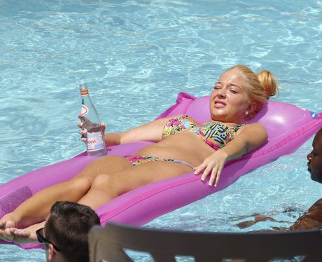 Tulisa in Ibiza