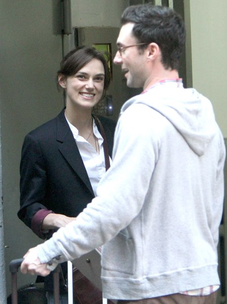 Adam Levine and Keira Knightly