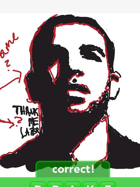 Drake on Draw Something